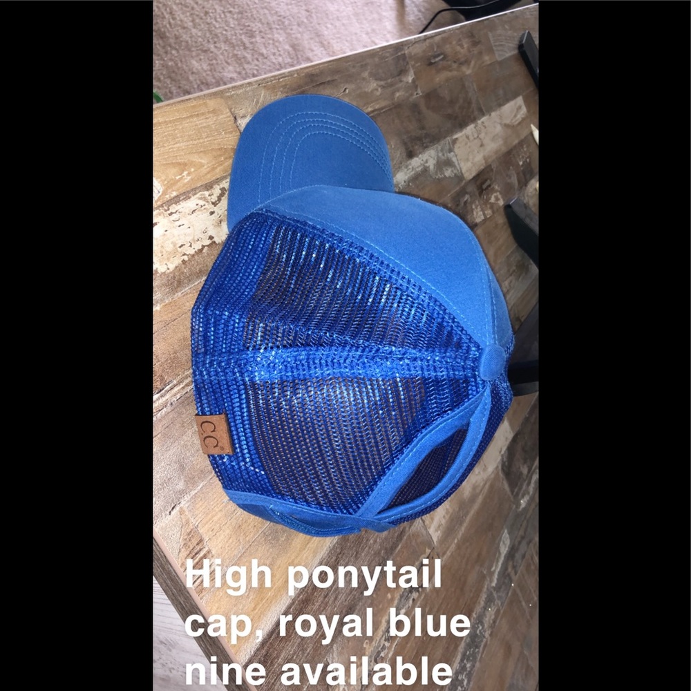 NWOT High ponytail cap